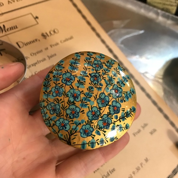Little Russian Handpainted Jewelry Ring Box